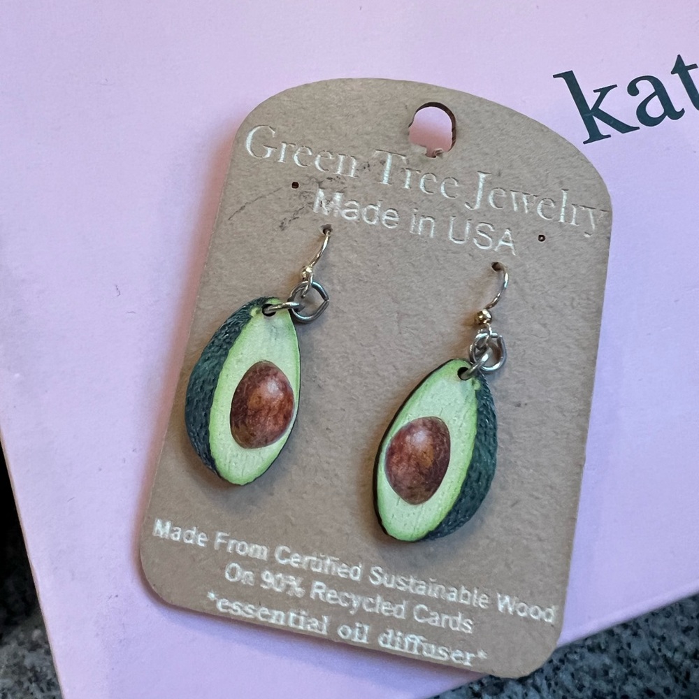 Avocado earrings - NWT